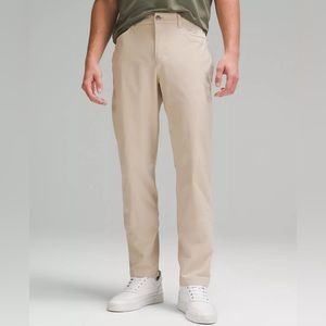 Lululemon Men’s ABC 5 pocket classic fit Warpstreme Pants in Trench Tan 32